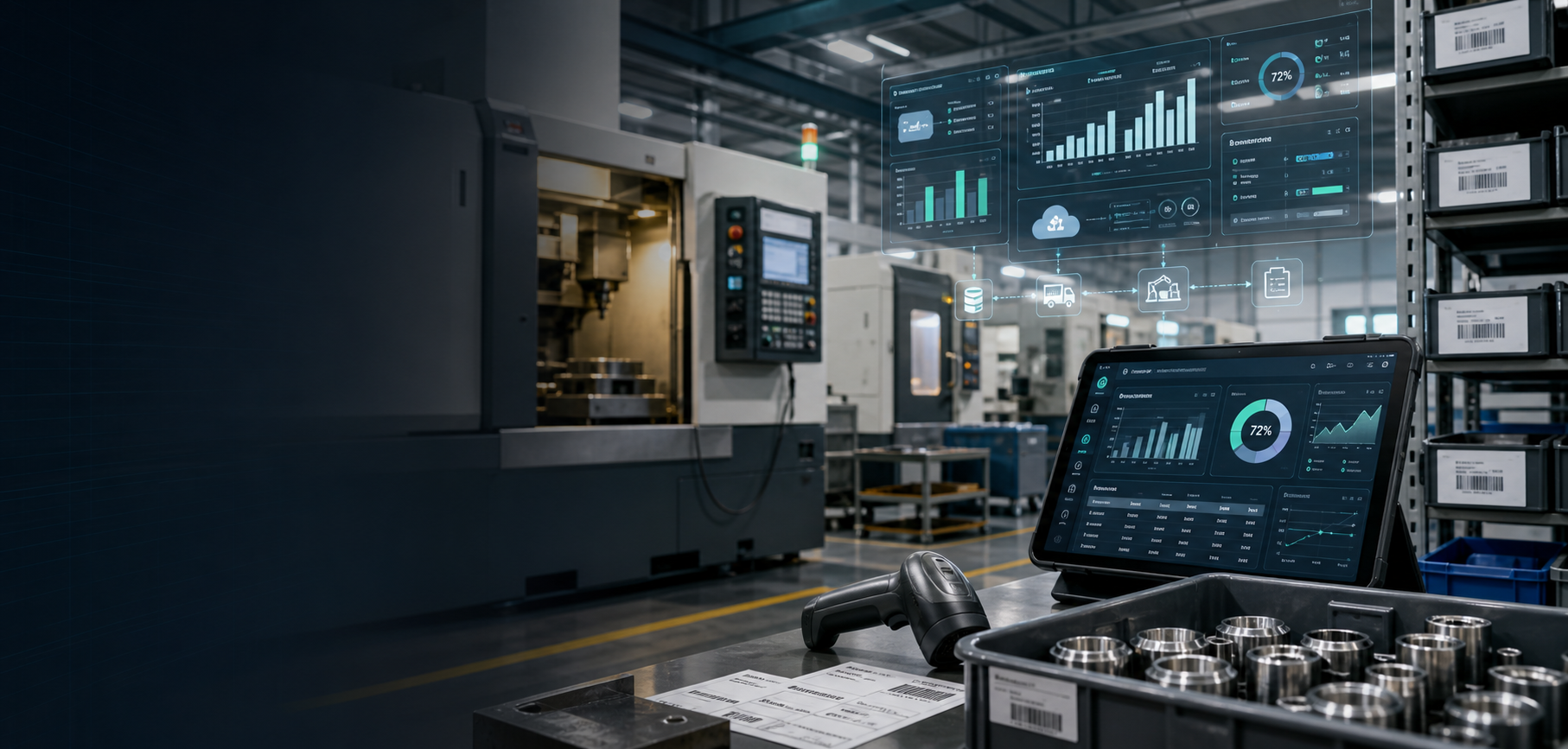 工廠數位化與 ERP 客製服務背景